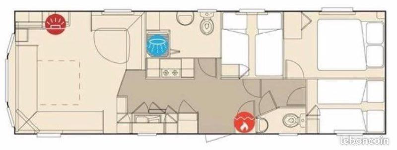 Mobil-Home Spatieux 8Pers - Brume Сен-Жюльен-ан-Борн Экстерьер фото
